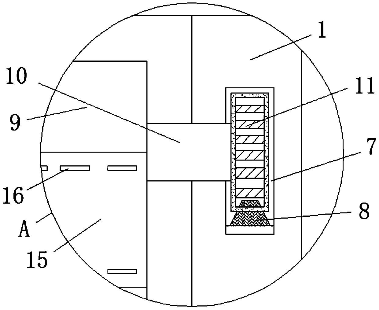 Electrical control cabinet with push-pull mounting plate