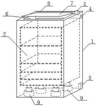 A lifting type communication chassis