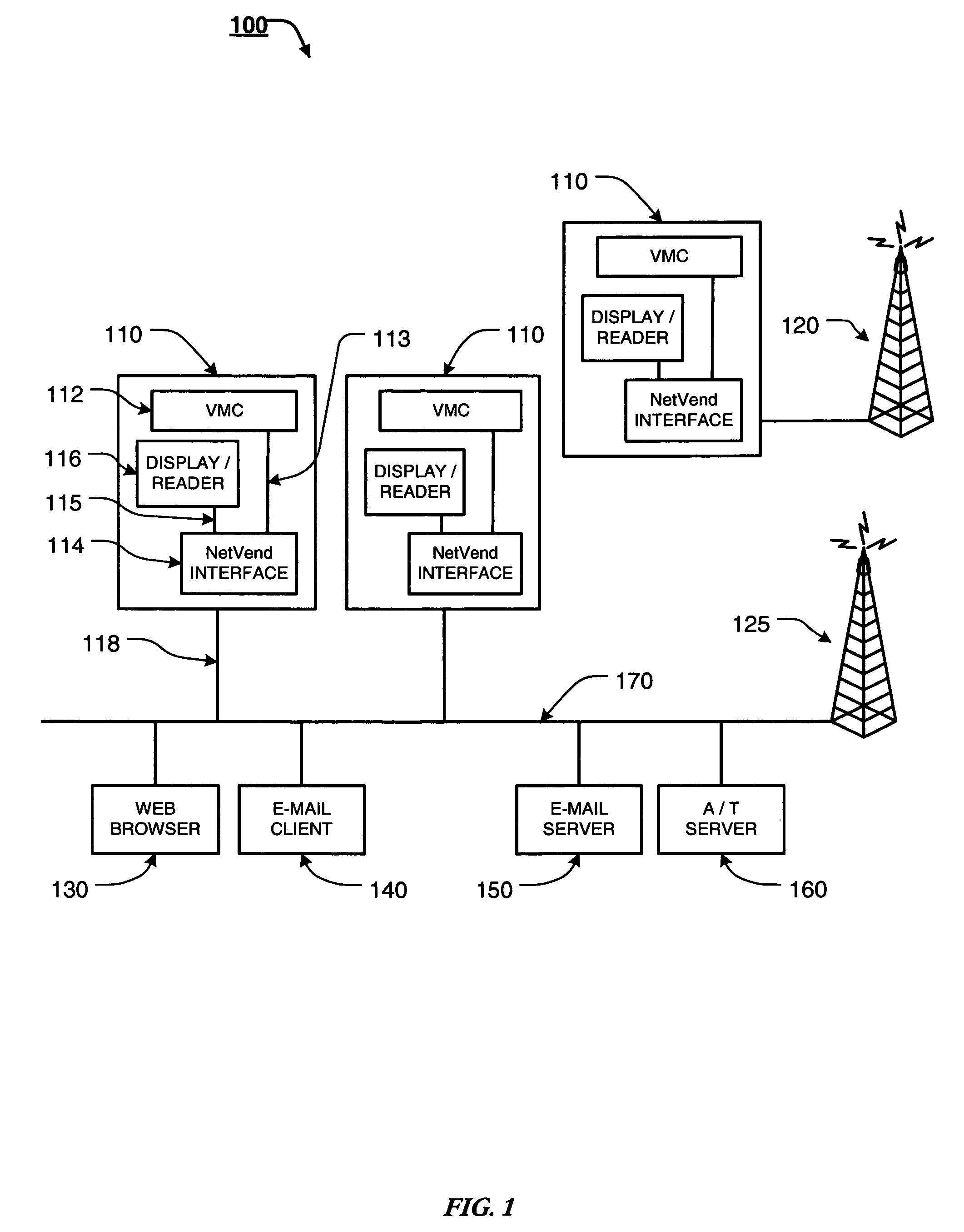 RFID-based method for a networked cashless vending system