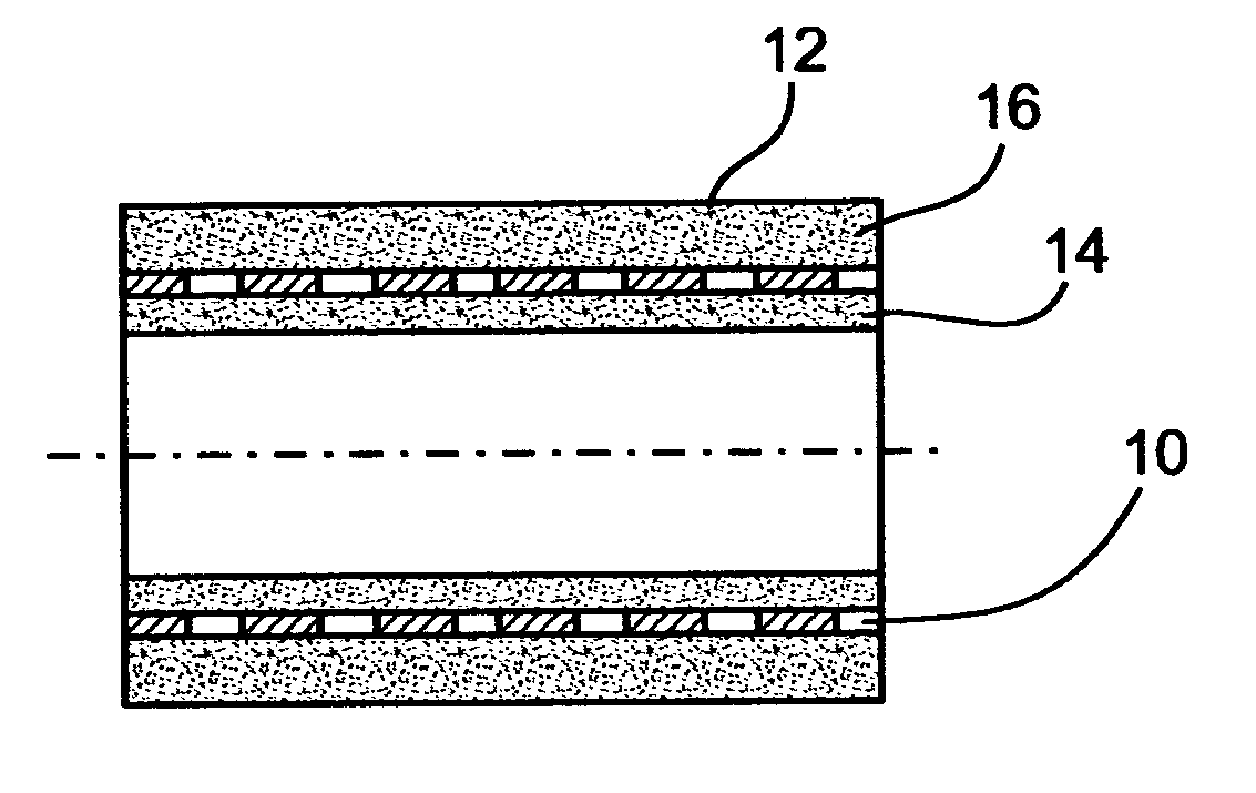 Medicated polymer-coated stent assembly