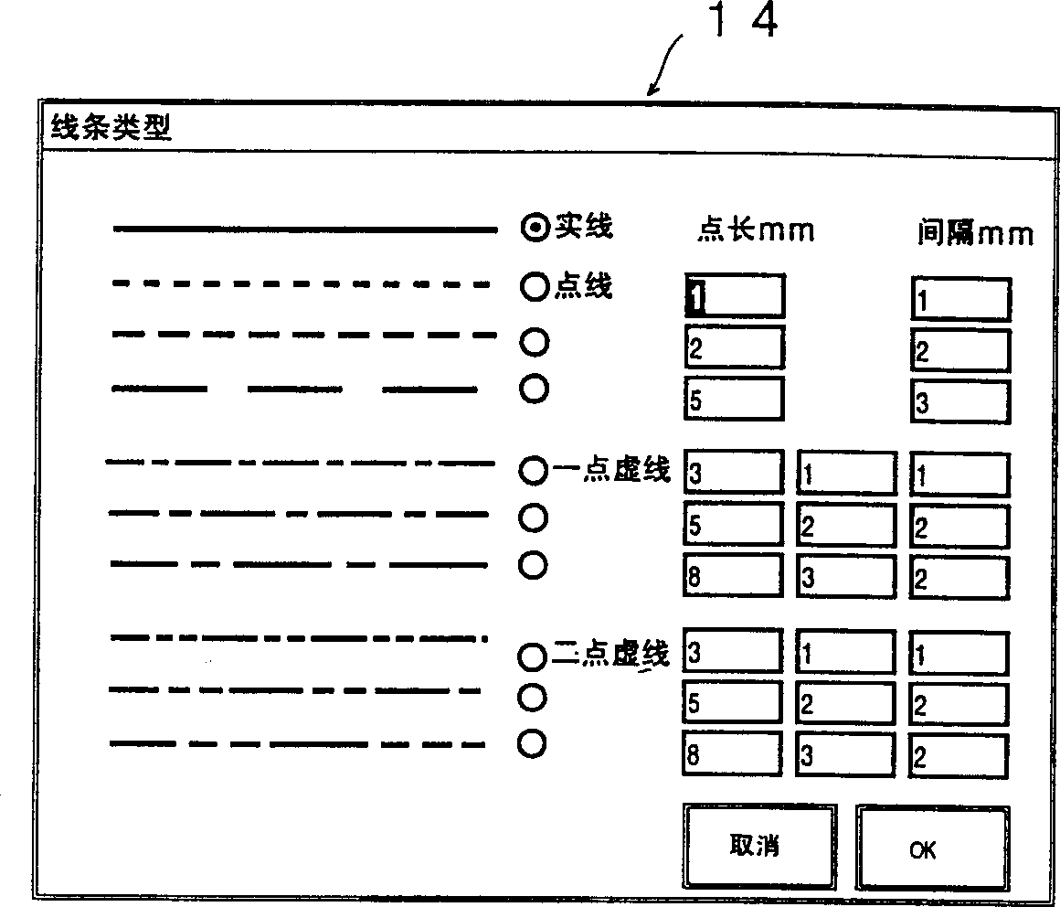 Plotting device and plotting method