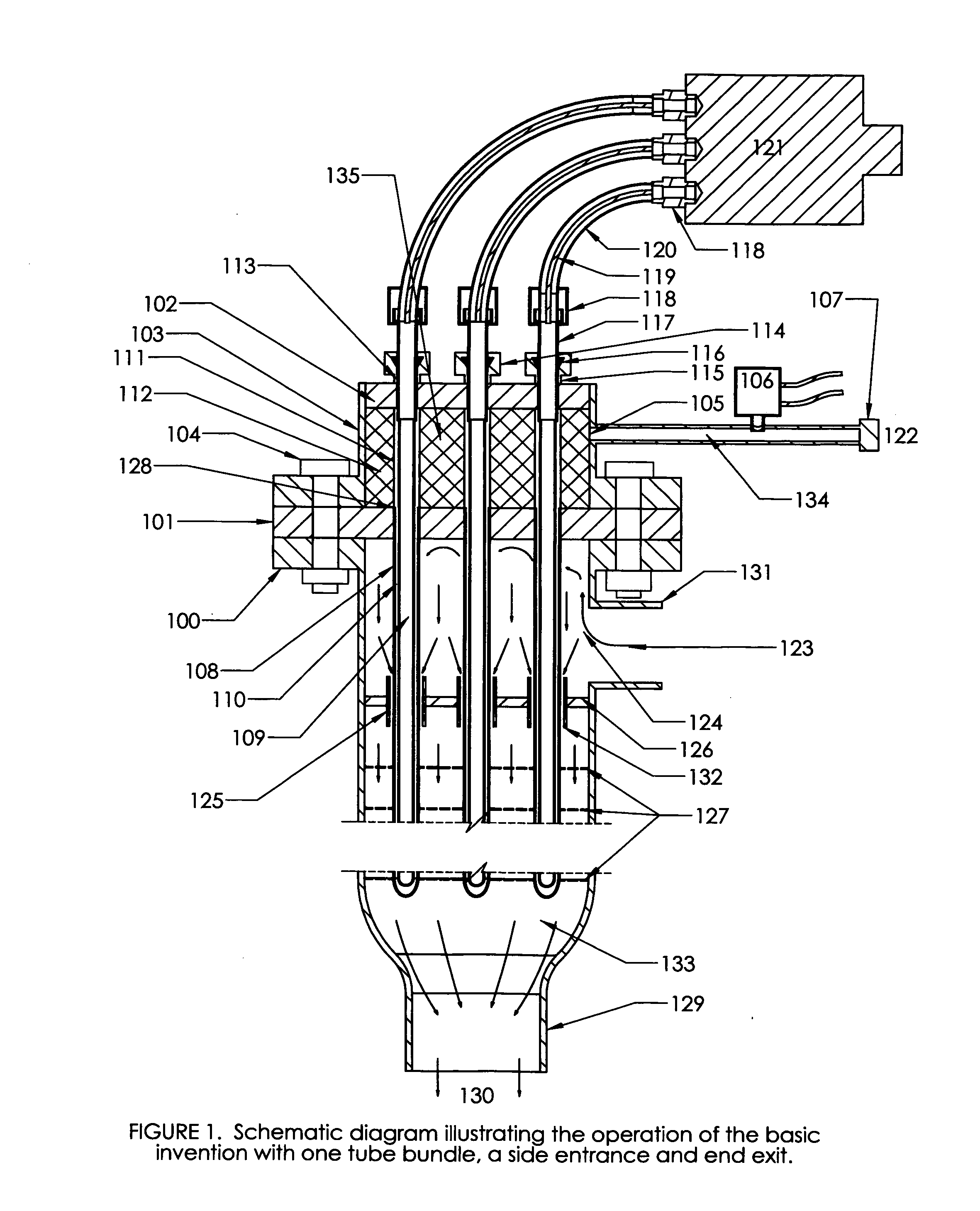 Dual wall axial flow electric heater for leak sensitive applications