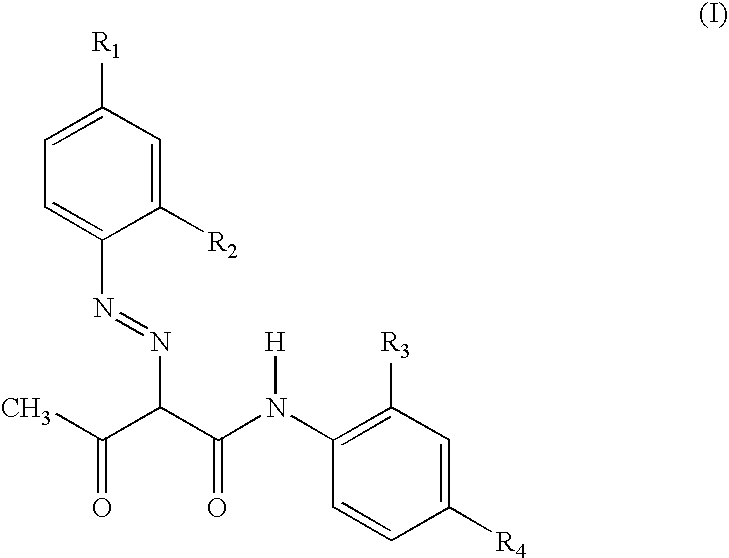 Color photographic materials with yellow minimum density colorants