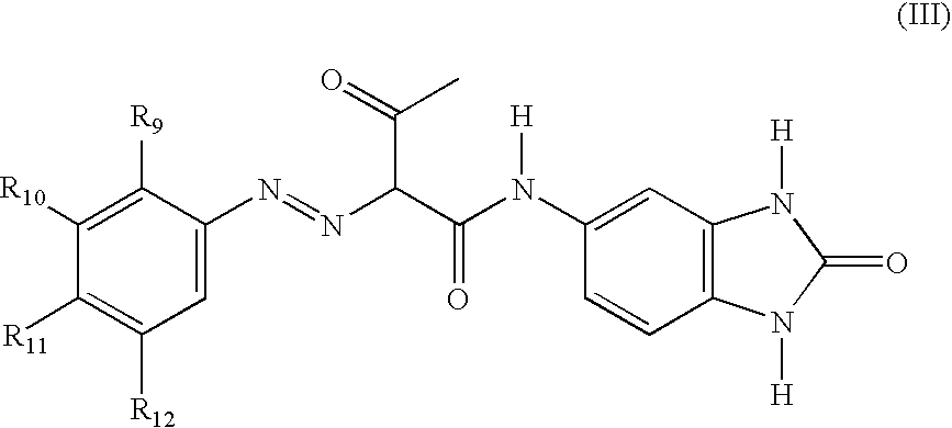 Color photographic materials with yellow minimum density colorants