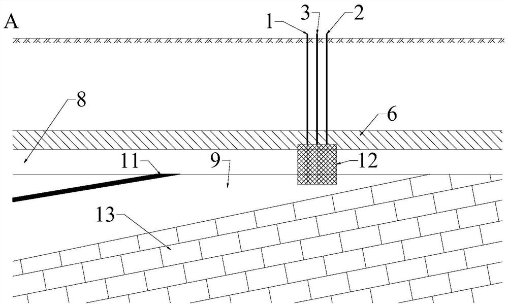 Construction method of a concealed water-cutting curtain for deep-buried loose confined aquifers