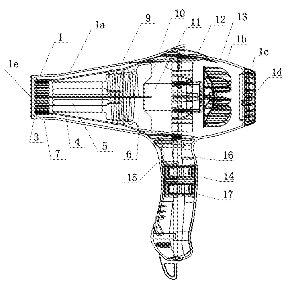 Far-infrared (FIR) light heated ceramic electric blower for physiotherapeutic or other therapeutic uses