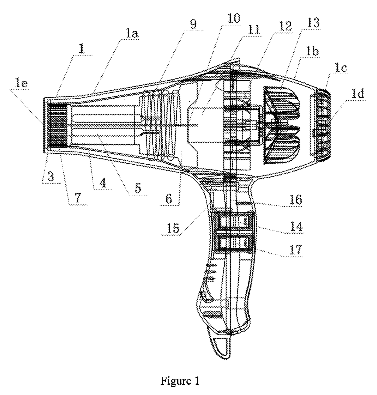 Far-infrared (FIR) light heated ceramic electric blower for physiotherapeutic or other therapeutic uses