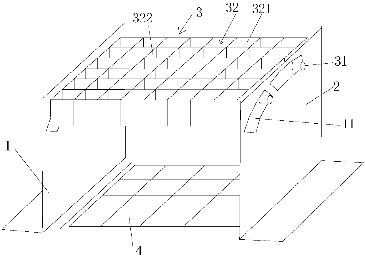 Visual angle and position joint debugging mechanism for code keyboard peep-proof cover