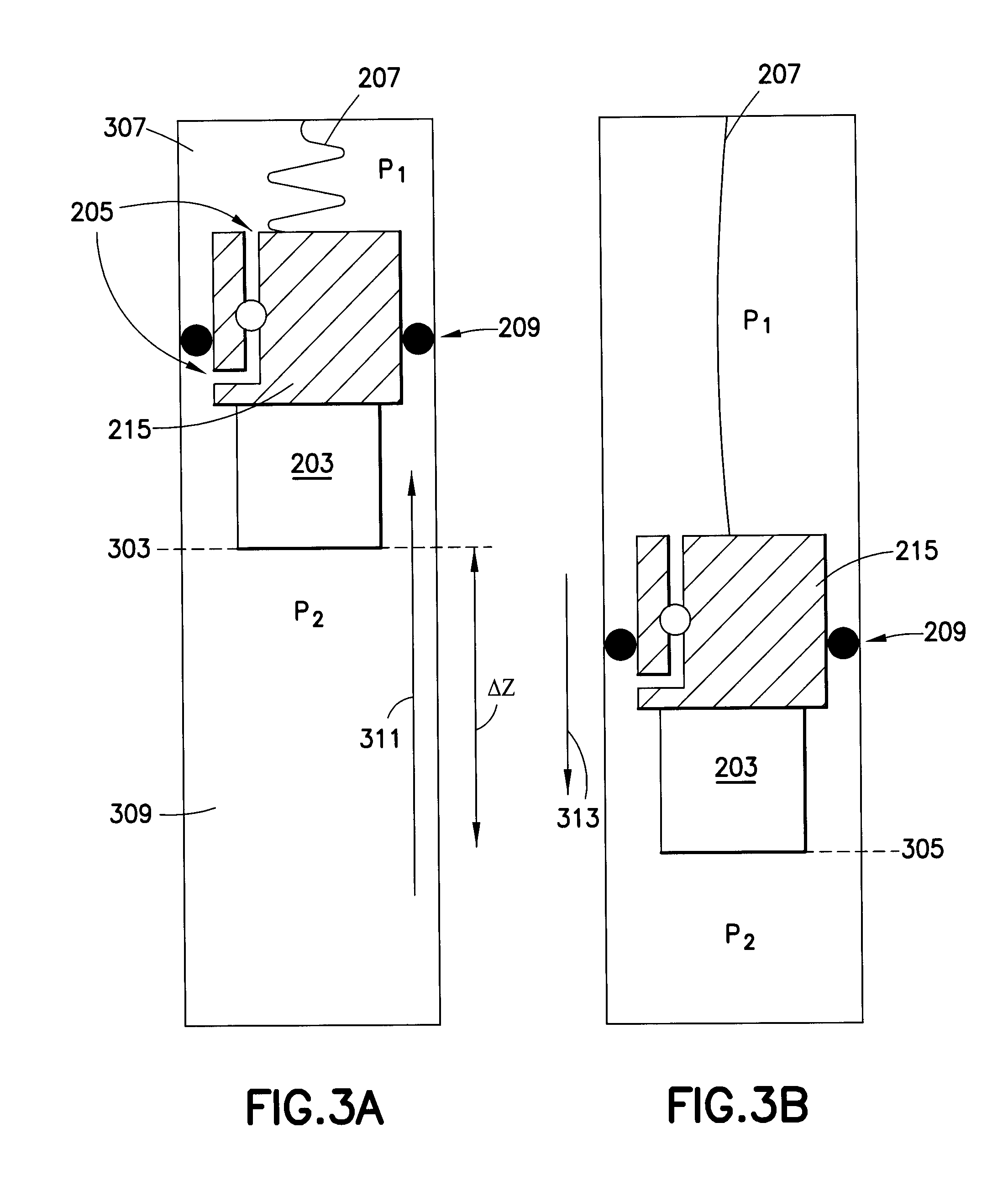 Mechanical system for movement along a housing axis