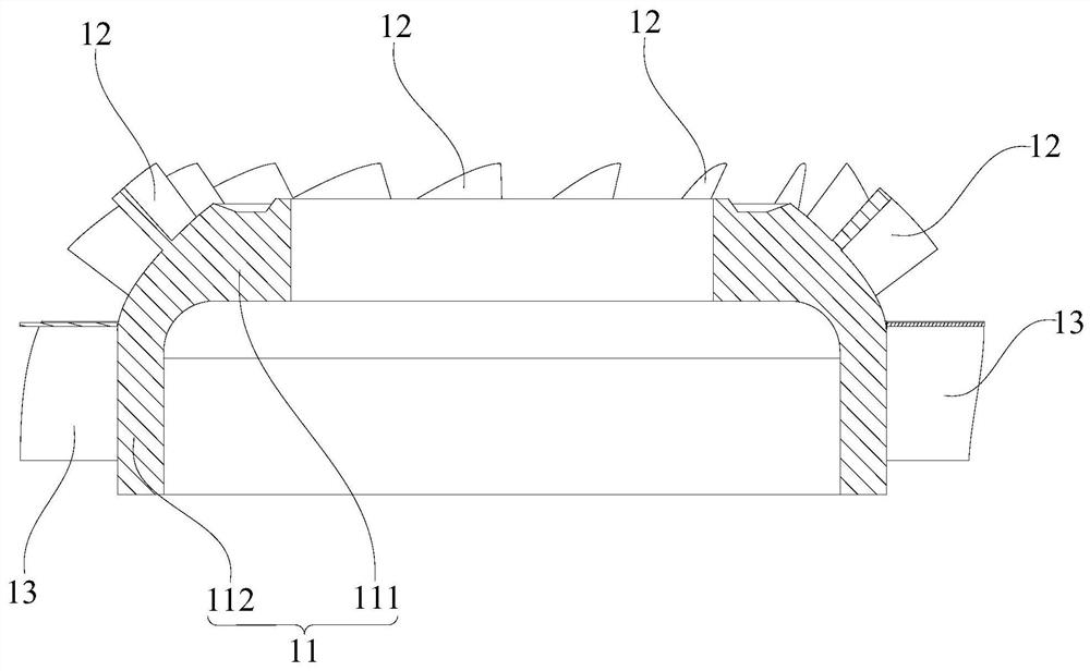 Diffuser, air supply device and dust collector