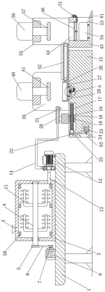 Safe continuous stationery commodity production and manufacturing equipment and using method thereof