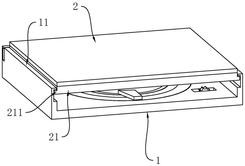 An elevator car floor structure