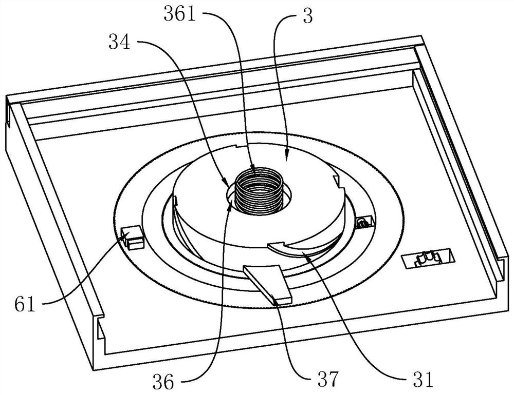 An elevator car floor structure