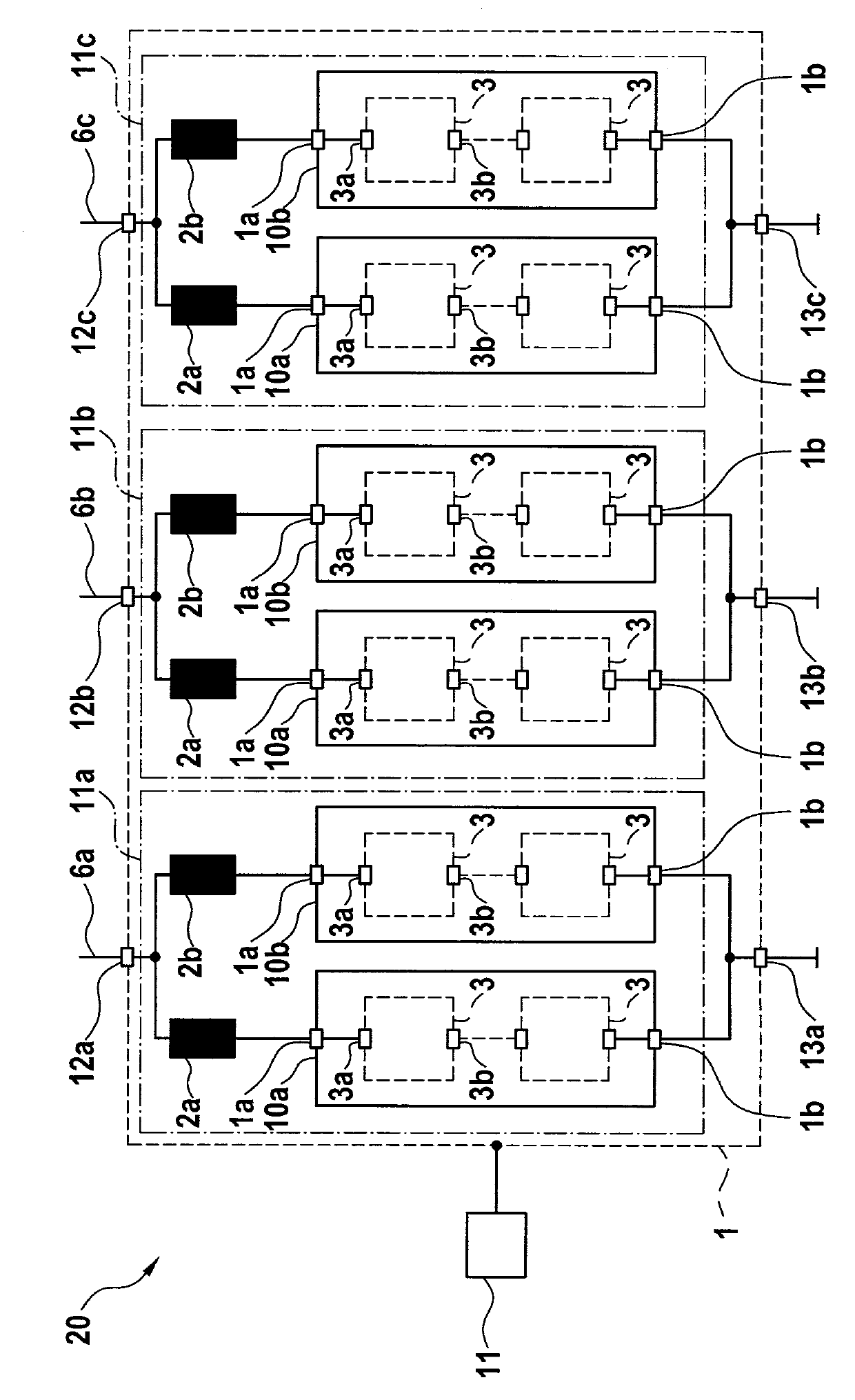 Charging circuit for an energy storage device, and method for charging an energy storage device