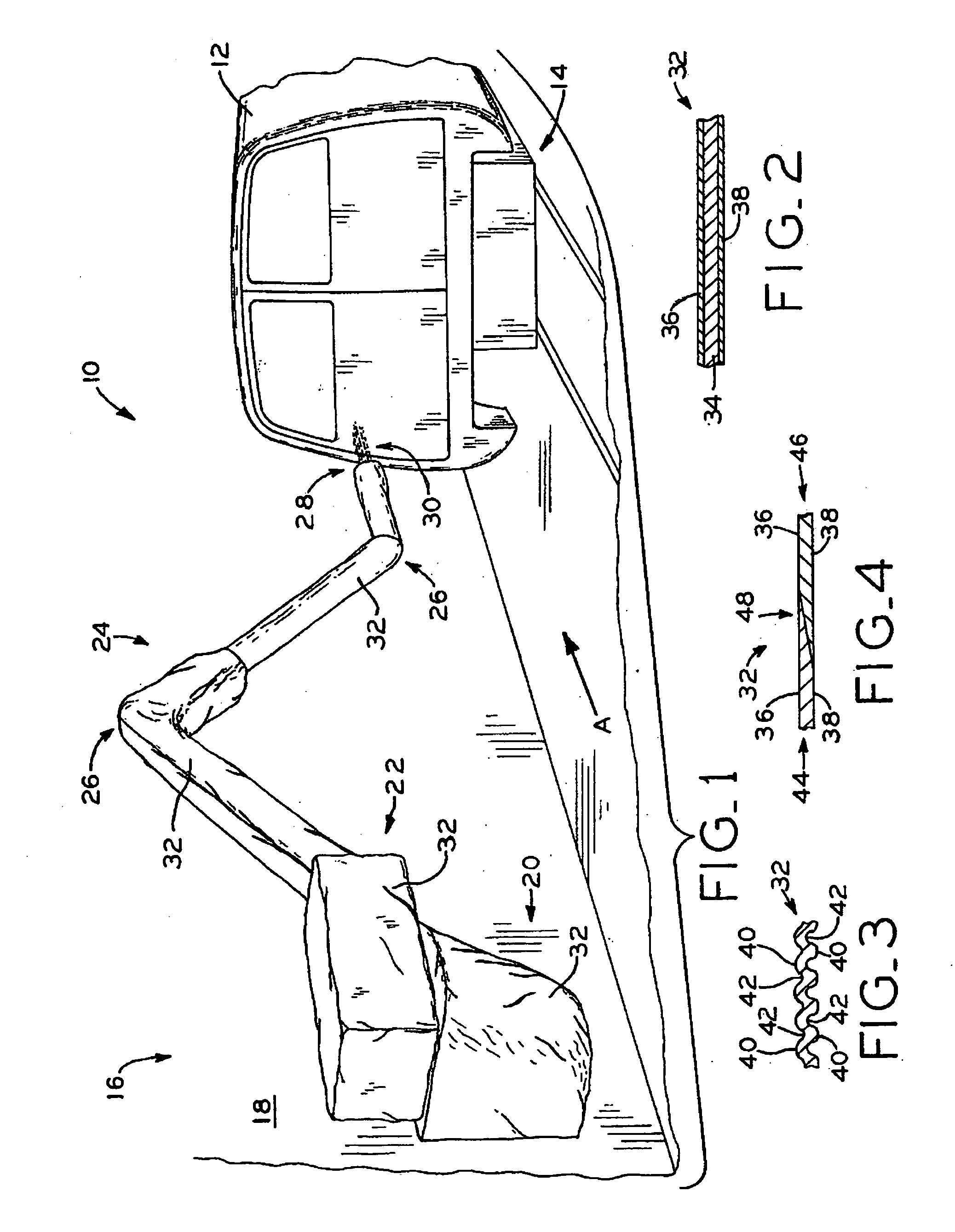 Polymeric cover for robots having an increased total surface energy