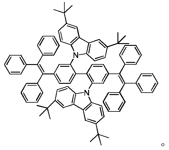 Compound containing tetraphenyl ethylene unit, preparation method and applications thereof