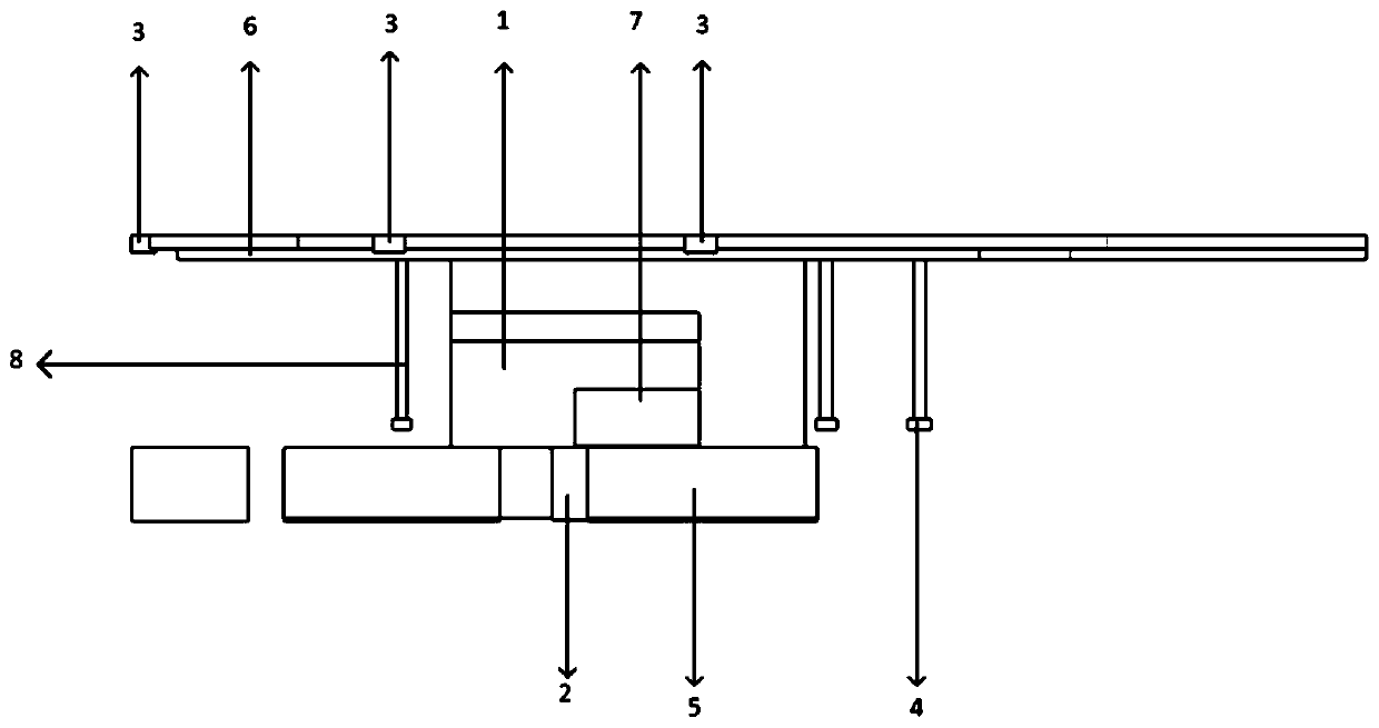 Rebar bending machine discharged material automatic transferring and classifying system and method