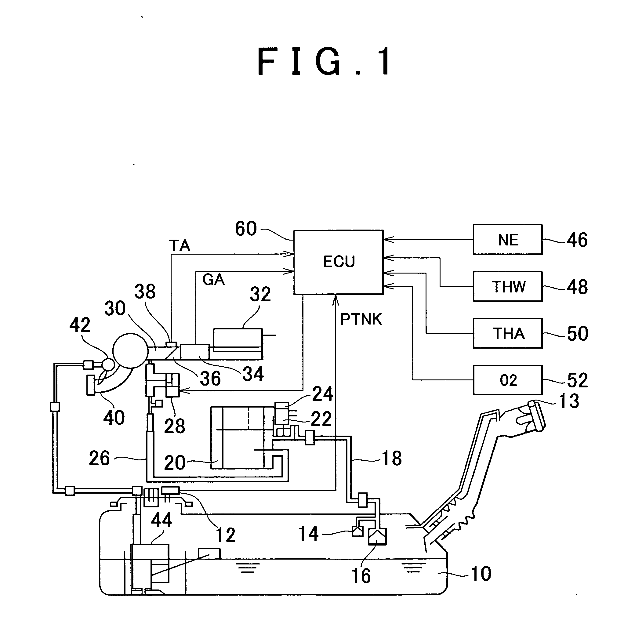 Evaporative emission control system