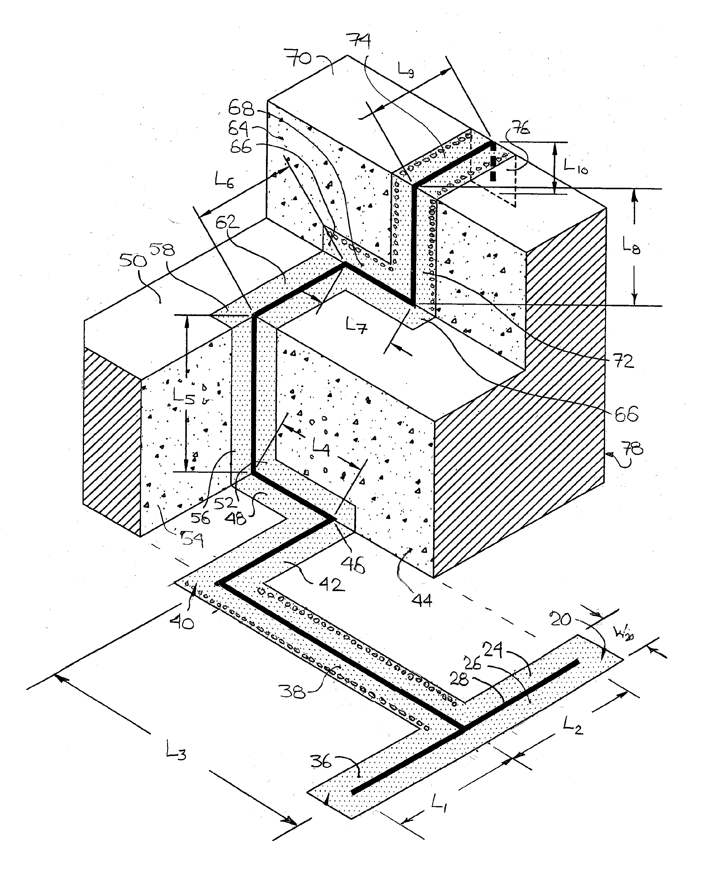 Expansion joint and method