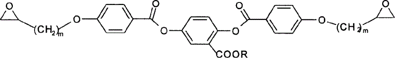 Liquid crystal epoxy resin with branched chain, its preparing method, composition and use