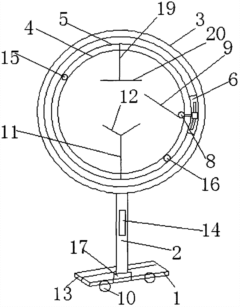 A basketball fitness training device