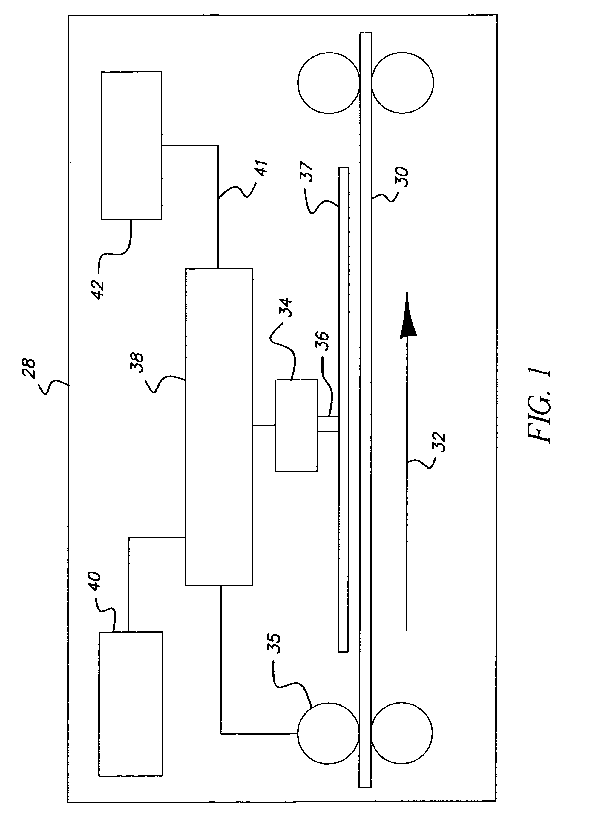 Printer having differential filtering smear correction