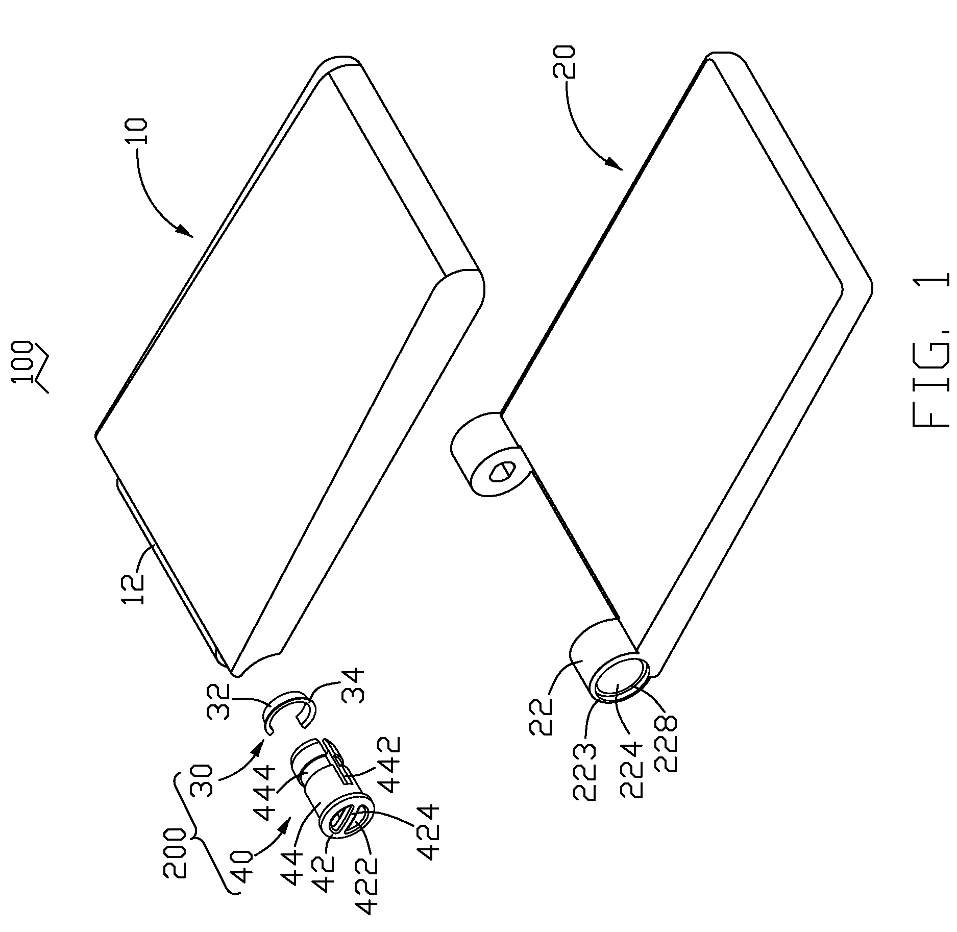 Strap holding structure