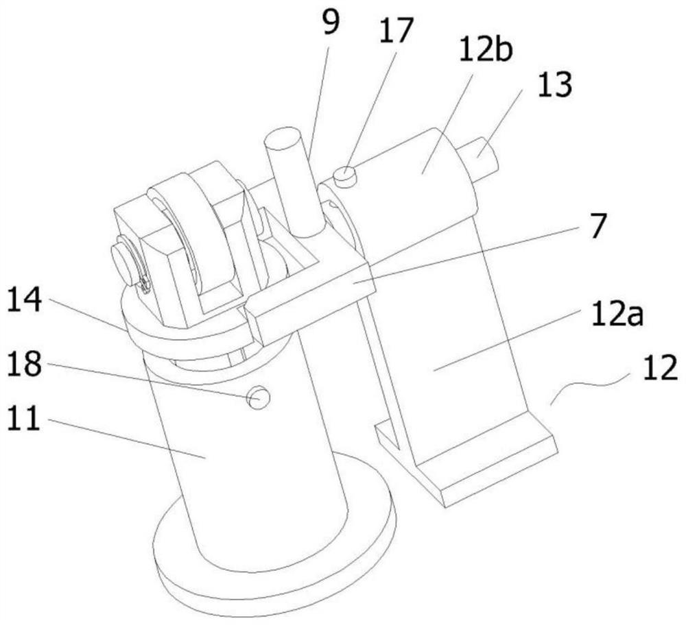 Mine rail-type inspection robot climbing auxiliary device