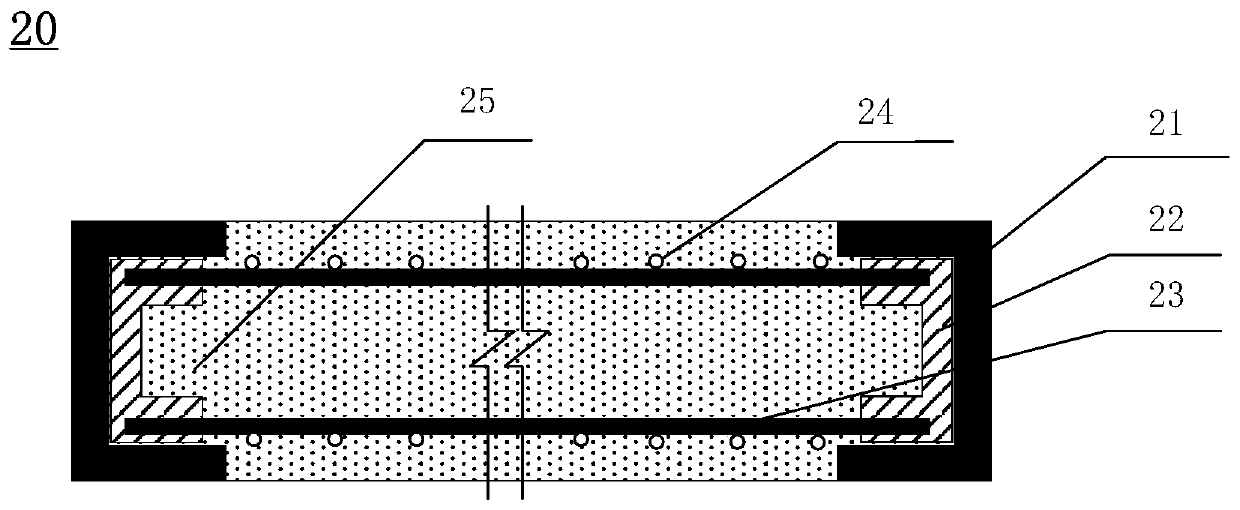 Fully-embedded steel beam combined floor slab and construction method thereof