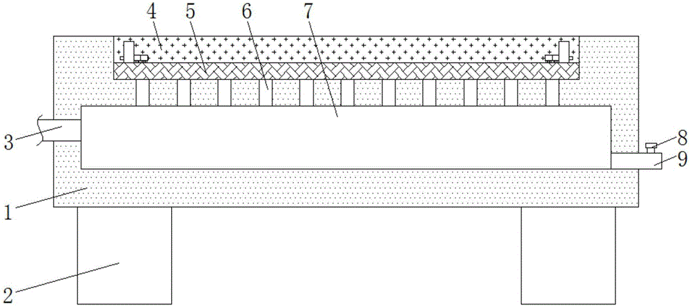 Anti-slip anti-wrinkling ironing platform for clothes processing