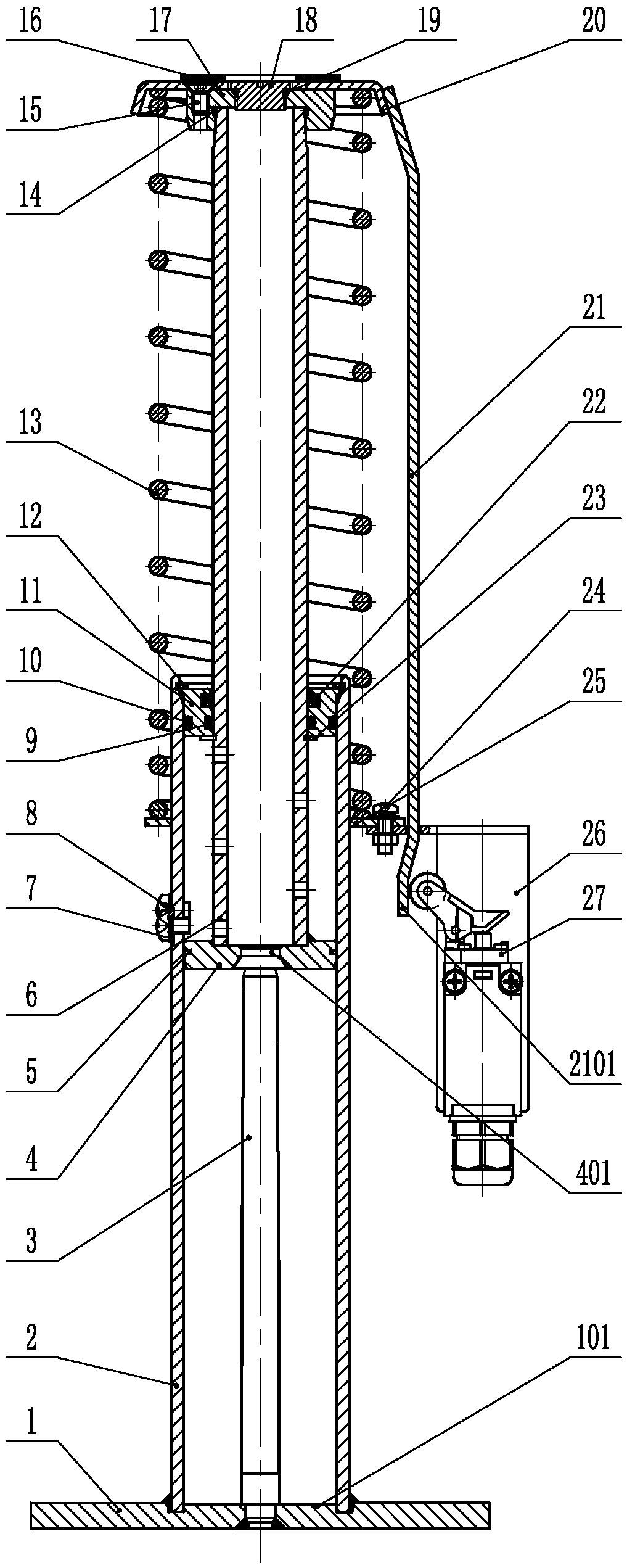 Oil pressure buffer