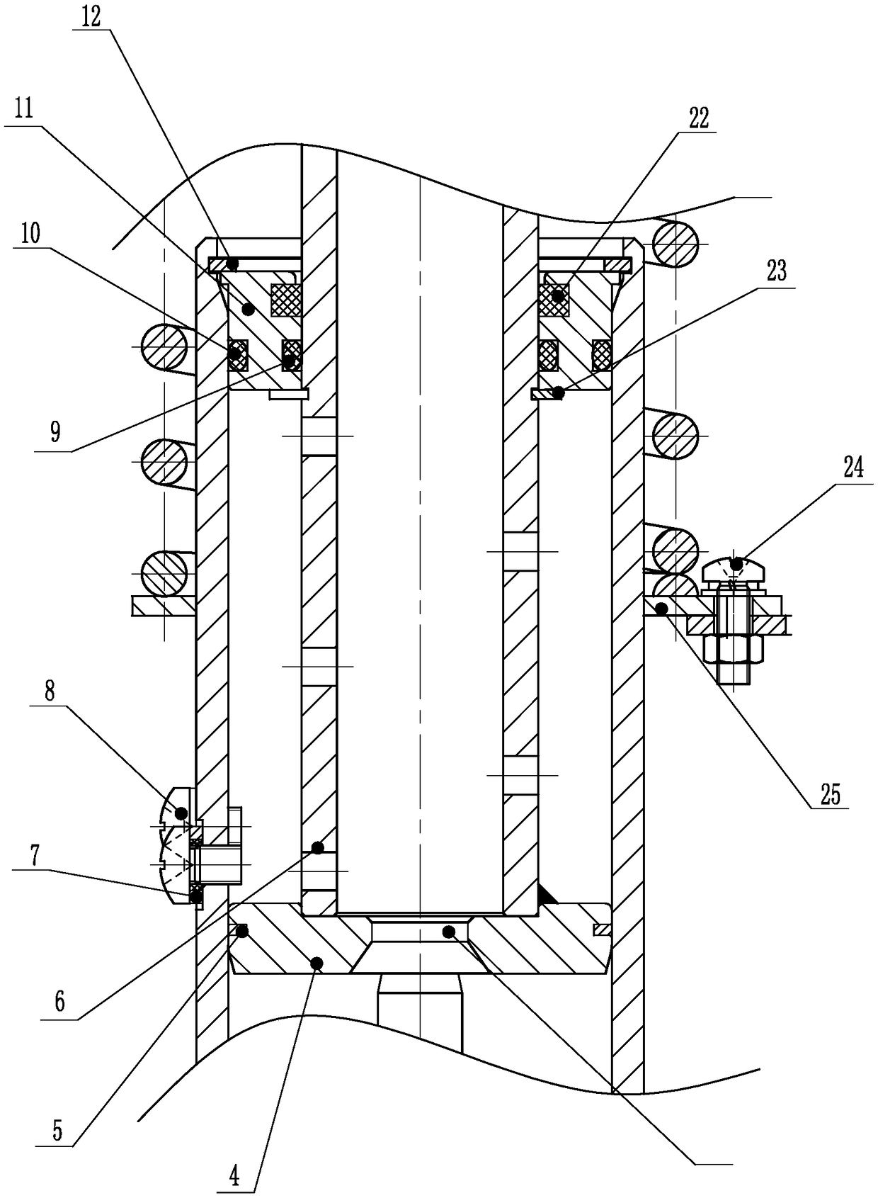 Oil pressure buffer