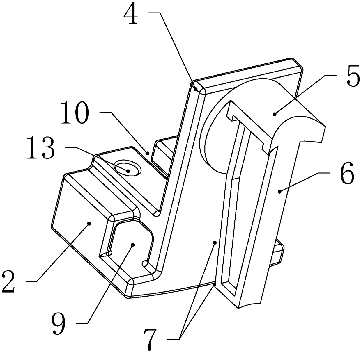 Wheel buckle type scaffold combined connection fixing device