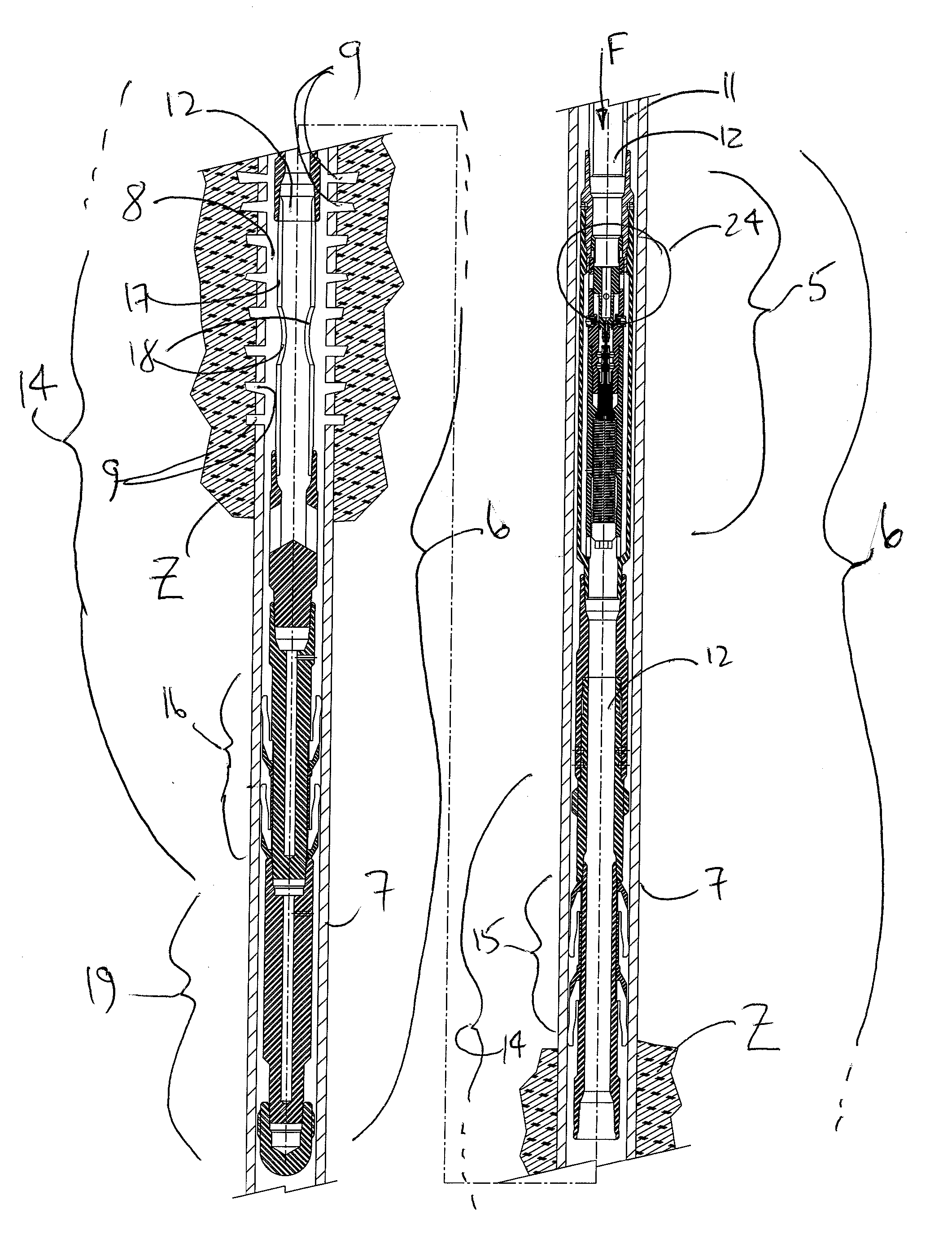 Shock-release fluid fracturing method and apparatus