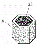 Urban landscape type rotating rain spraying type multi-layer photocatalysis ecological purification tower