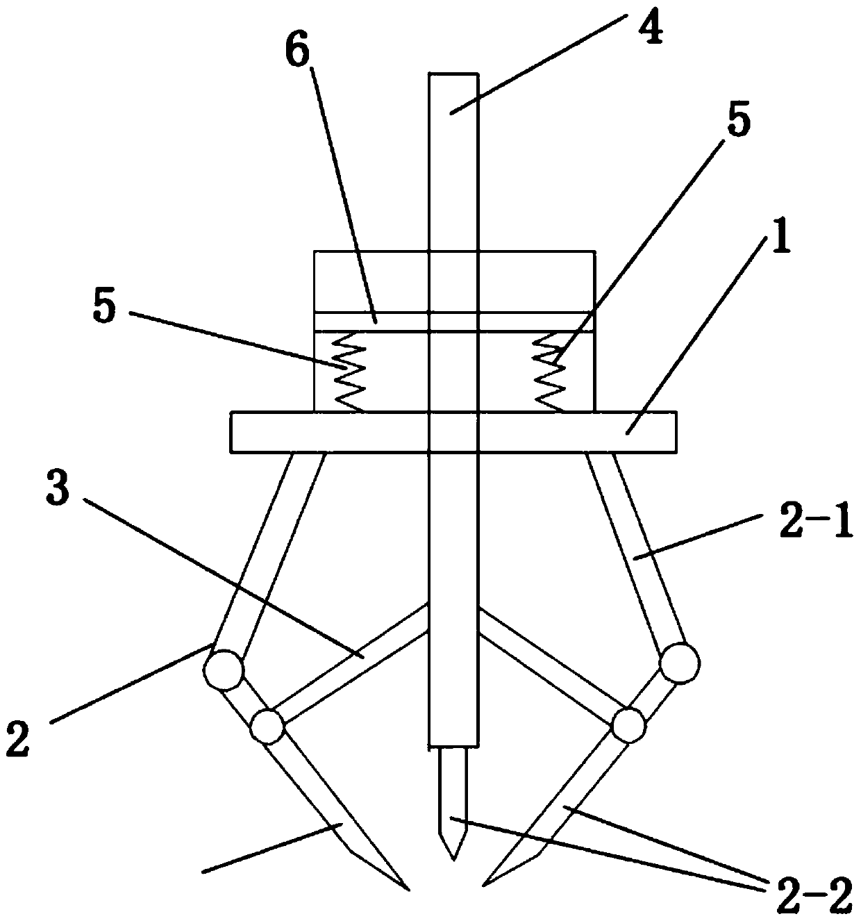 Coupler sealing ring sleeving and taking device for metro vehicle