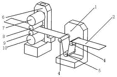 Device for restraining vibration of high-speed rolling mill by reducing speed fluctuation of rolling inlet of aluminum foil