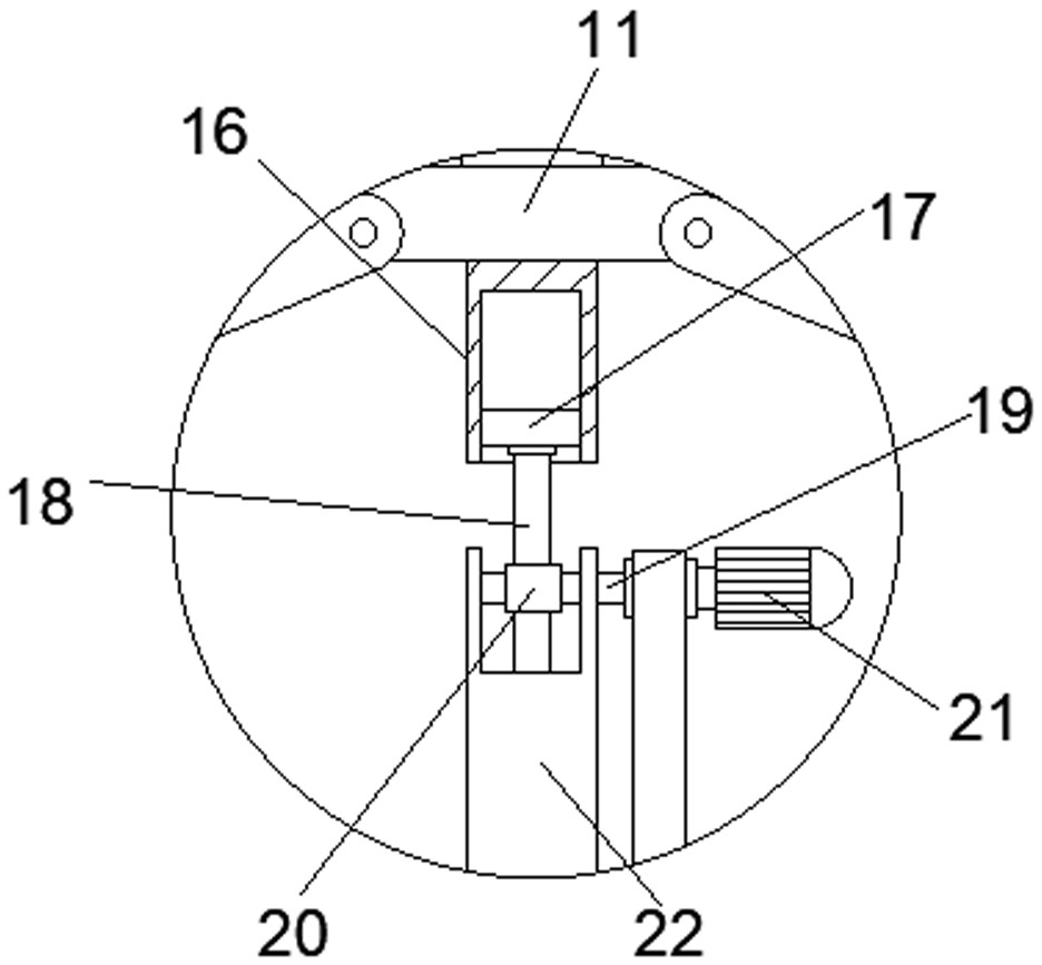 Chain production device with adjusting function