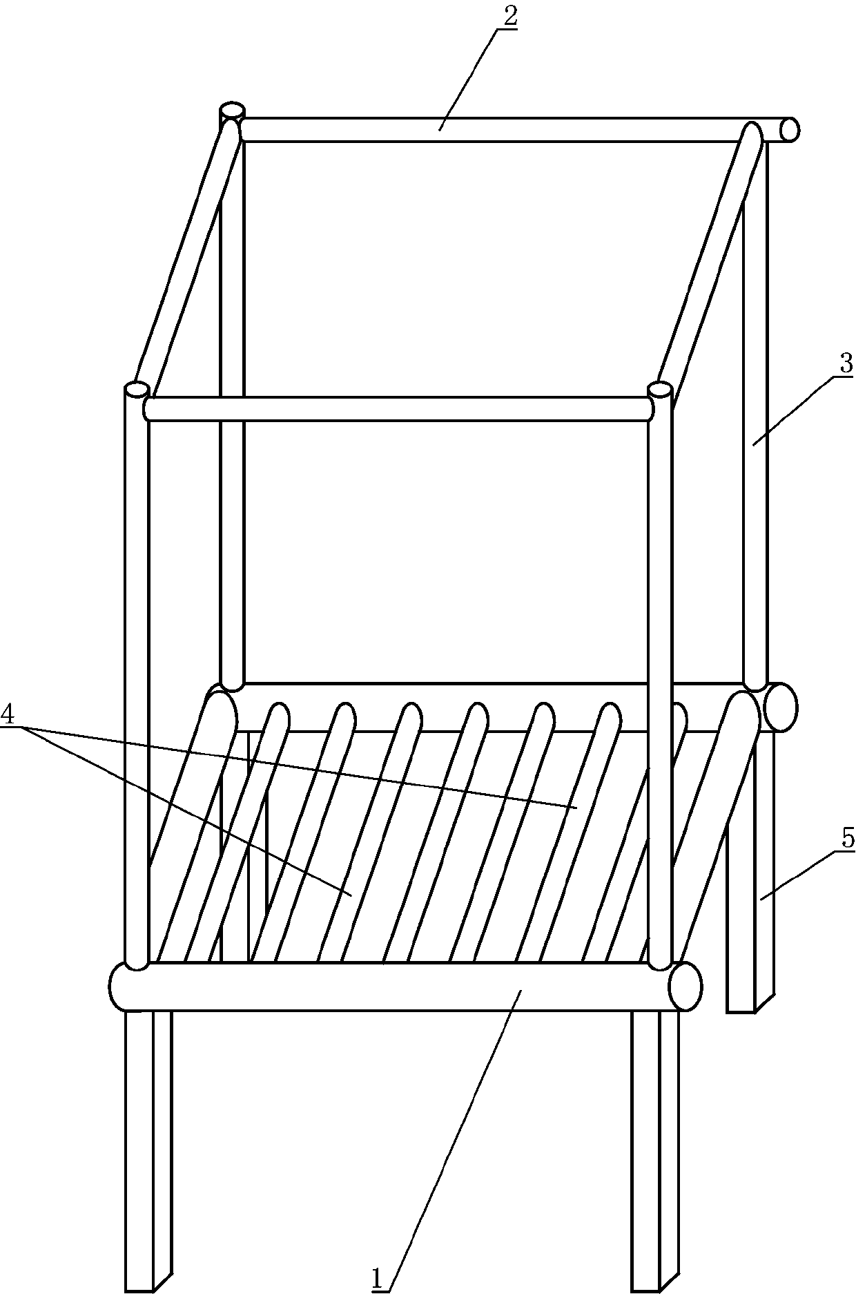 Earthen bed self-burning boiler and heating system thereof