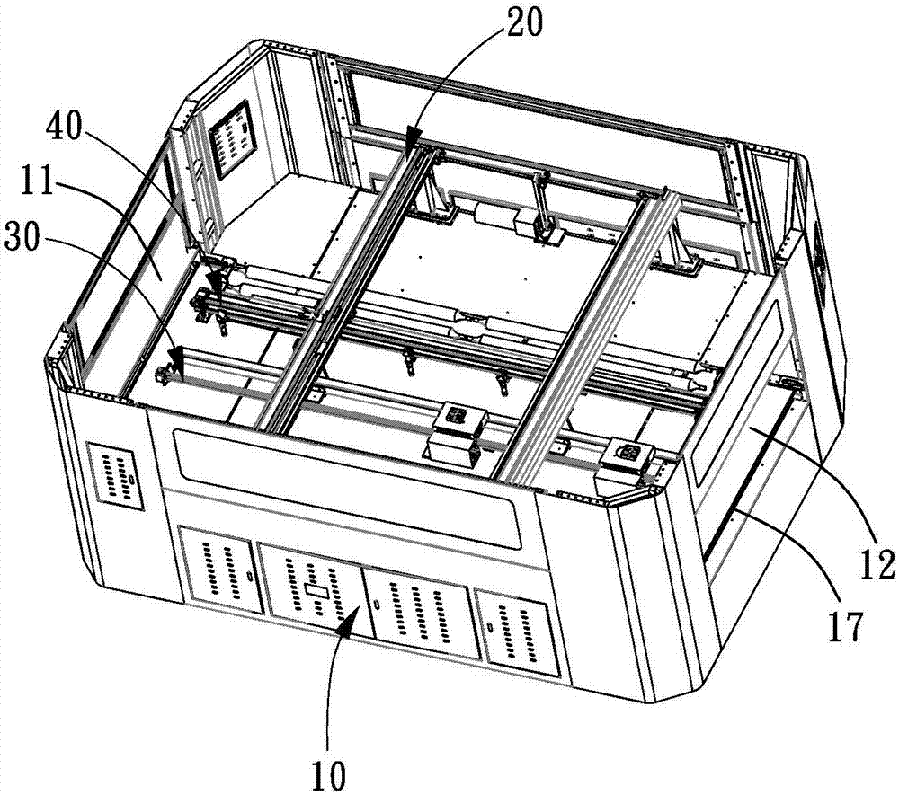 Multifunctional full-automatic leather printing and cutting machine and application method thereof