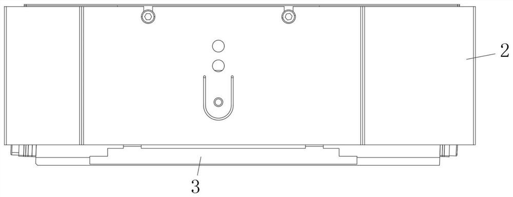 Ceramic piezoelectric type same-platform linear front-back reciprocating conveying vibration machine body