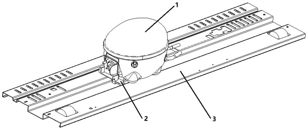 Structure for preventing compressor from transmitting vibration to bottom plate