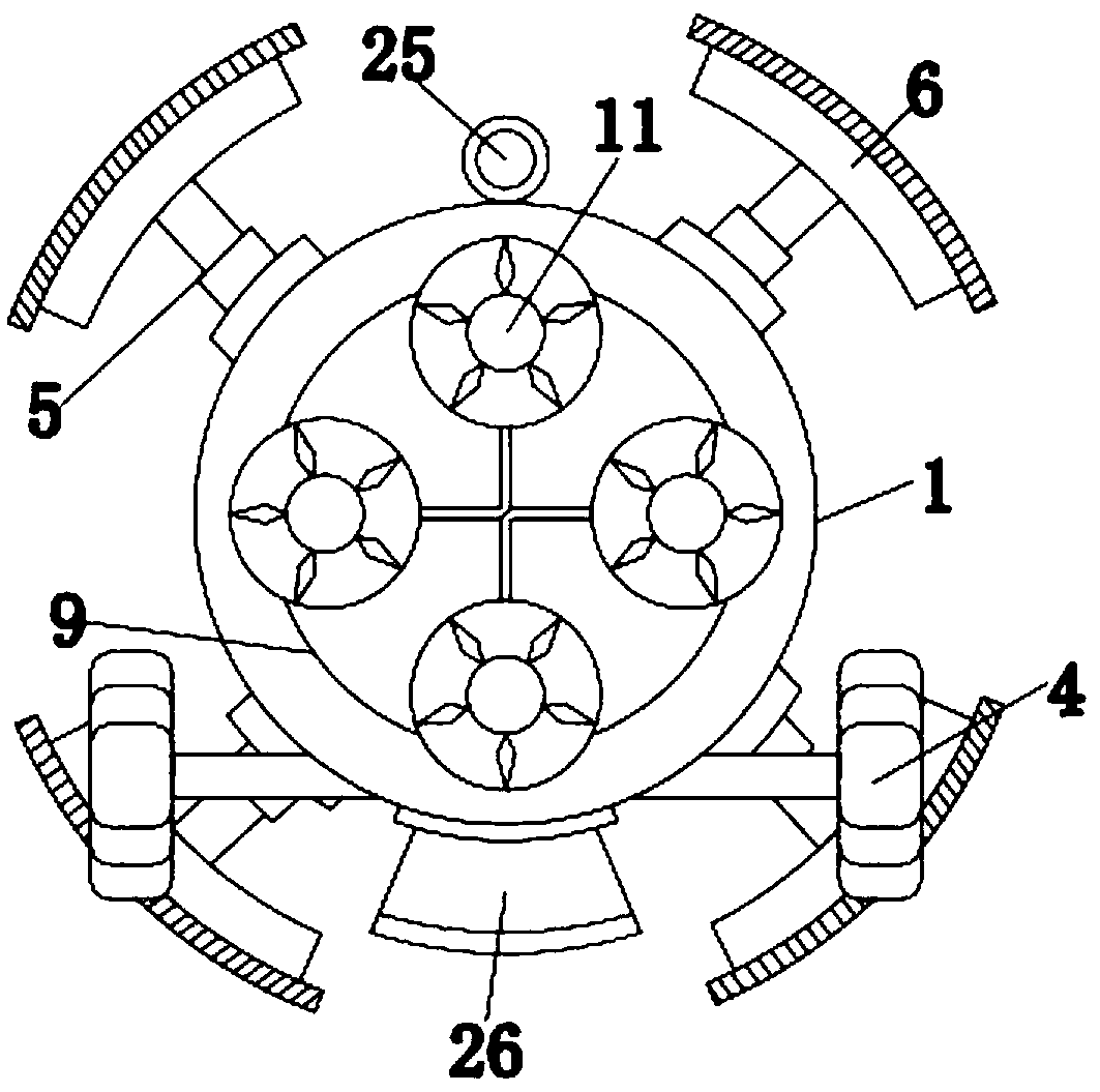 Pipeline dredging robot