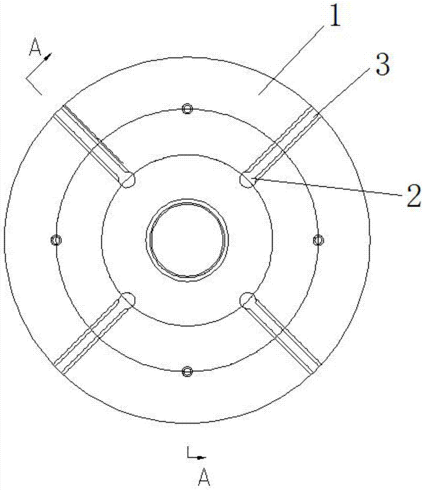 Energy-saving heating plate of tire vulcanizing machine