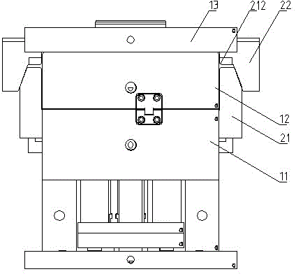 Mold-clamping sequence control mechanism