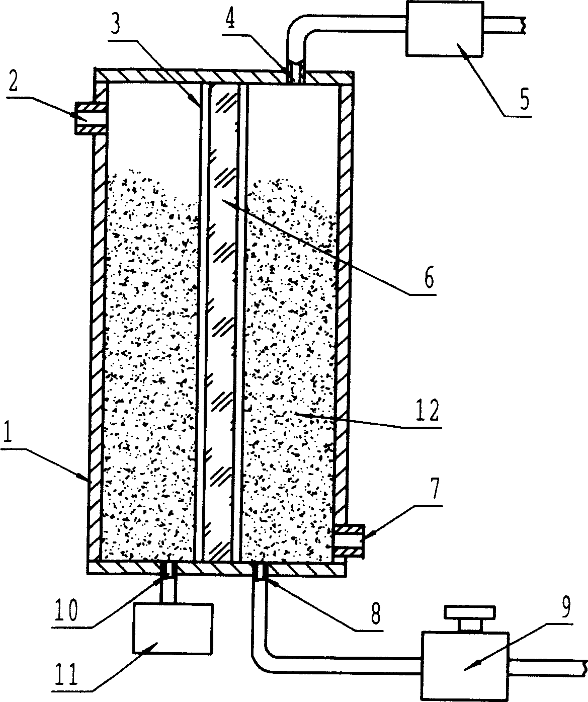 Method and apparatus for optic catalytic oxidizing, desulfurizing and denitrifying flue gas simultaneously