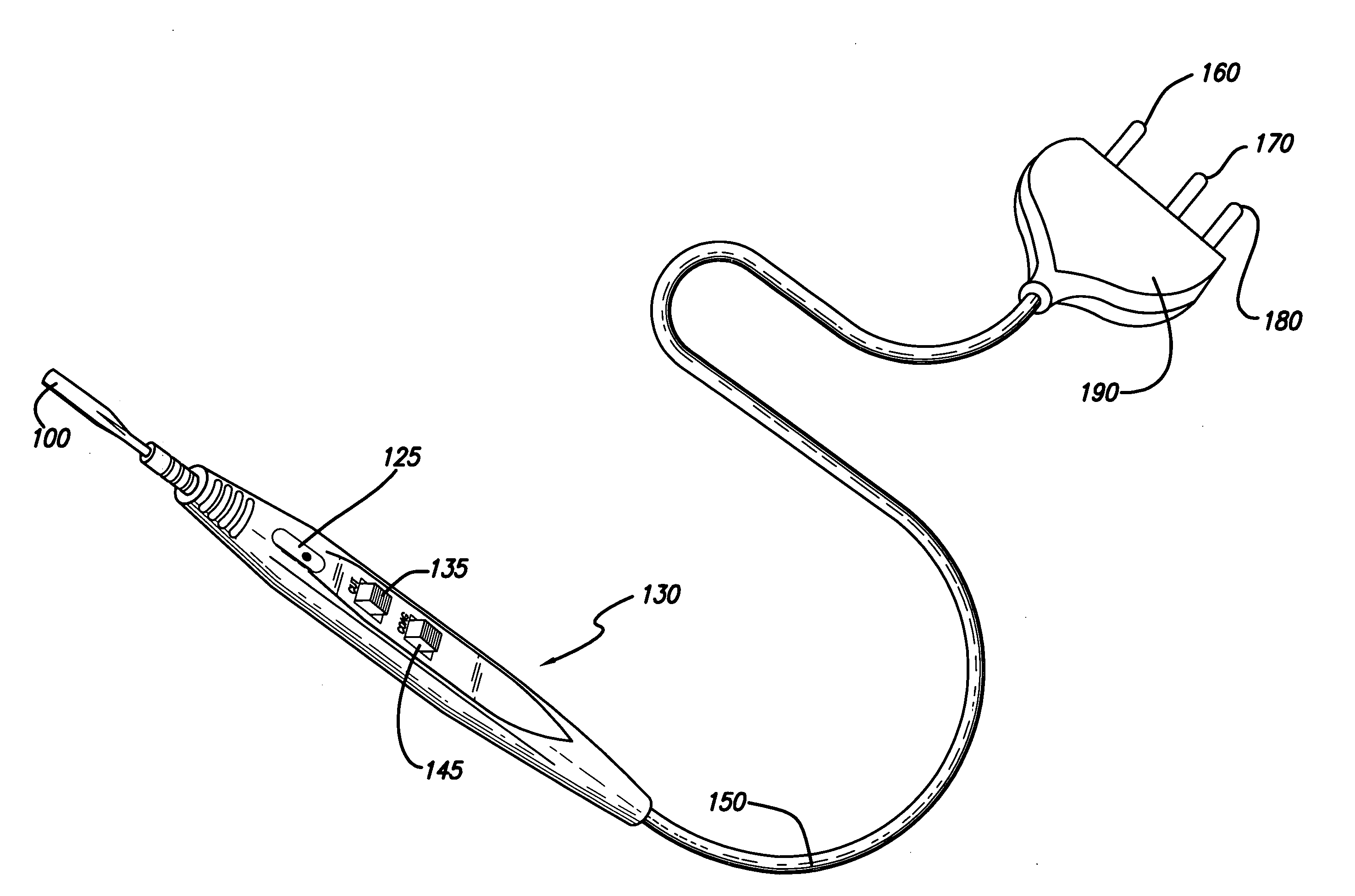 Visual indicator for electrosurgical instrument fields