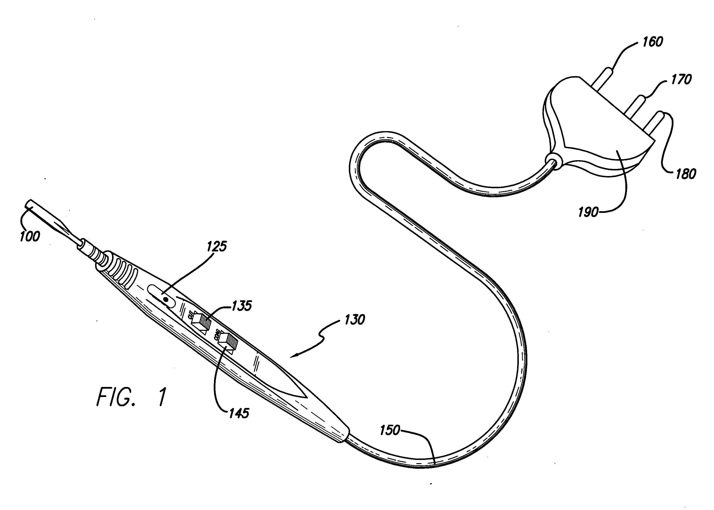 Visual indicator for electrosurgical instrument fields