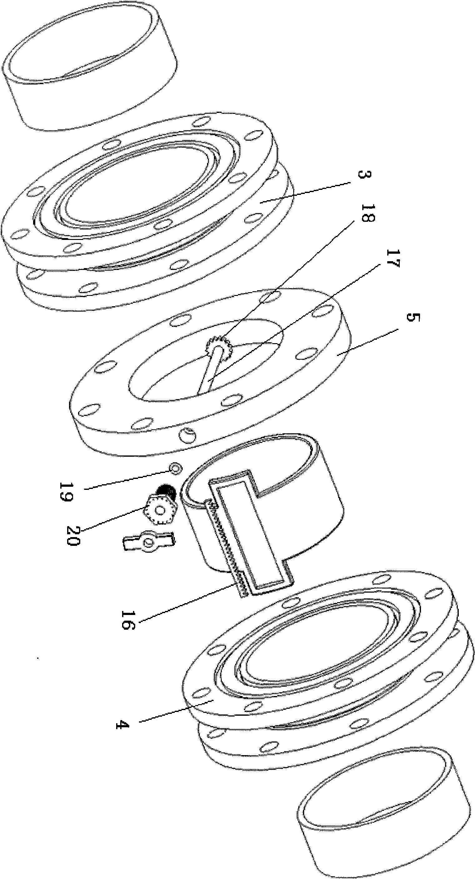 Cavity structure of ECR plasma sputtering apparatus