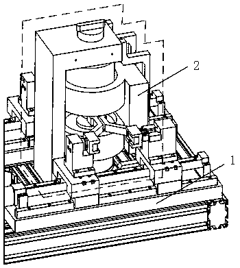 Static and dynamic force-magnetic coupling material performance test instrument